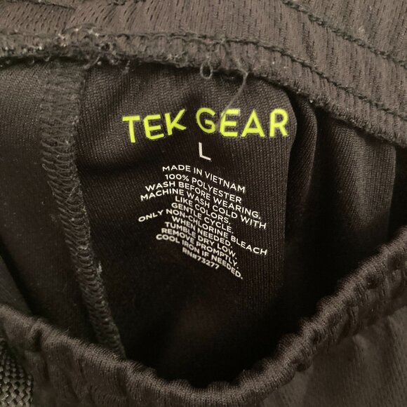 Tek Gear Men's Shorts Black Size Large Athletic - Picture 3 of 4